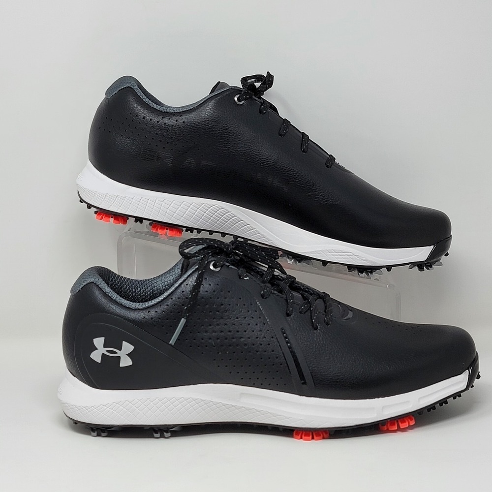 Under Armour UA Charged Draw RST Black Golf Shoes 3023728-001 Men's Size 9 New